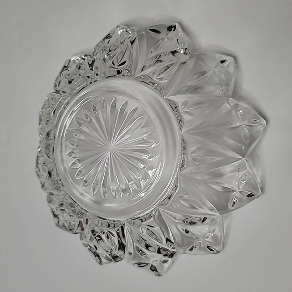 Federal glass 1950s - 12 point flower bowl - Picture 2 of 4